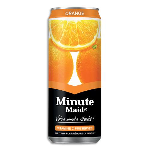MINUTE MAID Canette de jus d'Orange de 33 cl