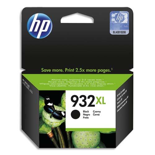 HP Cartouche Jet d'encre Noir B932XL (CN053AE) (dont eco-taxe de 0,02 €)