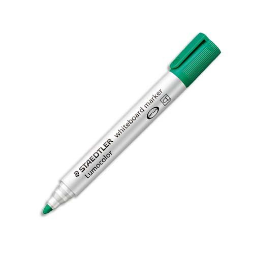 STAEDTLER Marqueur effaçable à sec pour tableaux Blancs pointe ogive encre à base d'alcool Verte 351