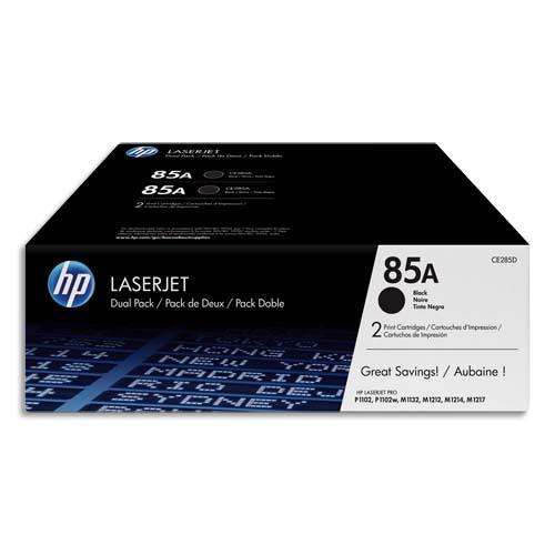 HP Double pack Laser Noir CE285AD (dont eco-taxe de 0,35 €)