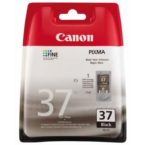 CANON Cartouche Jet d'encre PG37 Noir (dont eco-taxe de 0,01 €)