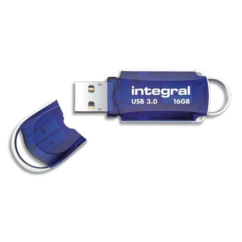 INTEGRAL Clé USB Courier 16Go USB 3.0 INFD16GBCOU3.0 (dont eco-taxe de 0,01 €) (dont taxe copie privée de 1,50 €)