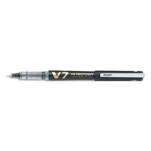 PILOT Stylo roller BEGREEN rechargeable, pointe tubulaire 0,7 mm encre liquide Noire HI-TECPOINT