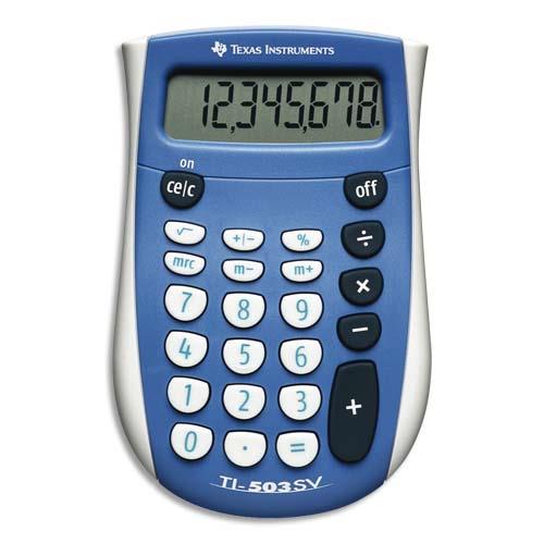 TEXAS INSTRUMENTS Calculatrice de poche TI-503 SV - 503SV/FBL/11E1 (dont eco-taxe de 0,08 €)