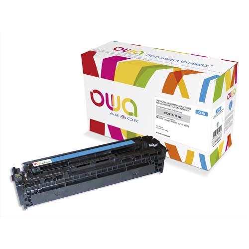OWA Cartouche compatible Laser Cyan HP CF211A K15593OW