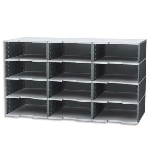 EXACOMPTA Trieur modulodoc jumbo 12 cases (dont eco-taxe mobilier de 1,60 €)