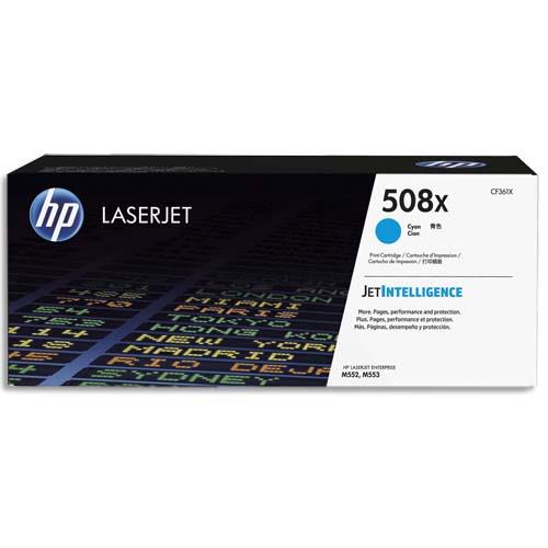 HP Cartouche Laser Cyan 508X CF361X (dont eco-taxe de 0,20 €)