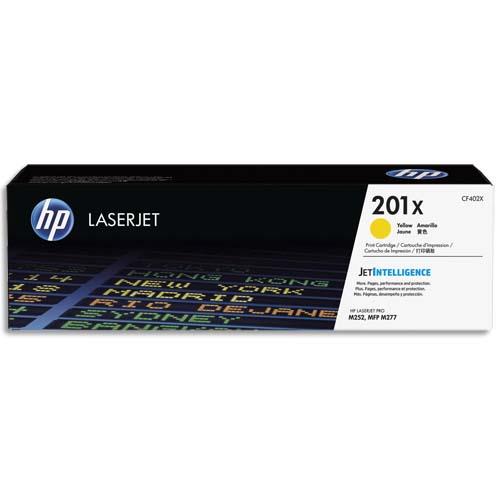 HP 201X CF402X Toner Jaune grande capacité Authentique pour HP Color LaserJet Pro M252 / M274 / M277 (dont eco-taxe de 0,10 €)