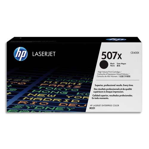 HP Cartouche Laser Noir 507X CE400X (dont eco-taxe de 0,35 €)
