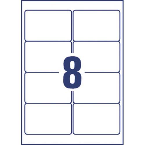 AVERY Boîte de 80 étiquettes ultra-résistantes en polyéthylène. Dim: 99,1x67,7 mm. Réf L7914-10