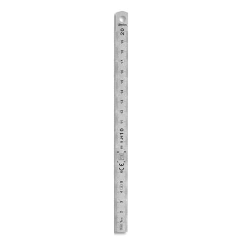 WONDAY Réglet inox 2 faces mm et 1/2mm 20 cm