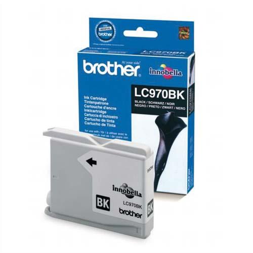 BROTHER Cartouche Jet d'encre Noir LC970BK (dont eco-taxe de 0,02 €)