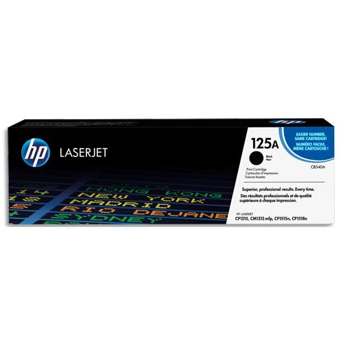 HP Cartouche Laser Noir CB540A (dont eco-taxe de 0,20 €)