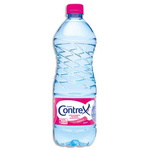 CONTREX Bouteille plastique d'eau 1 litre minérale plate