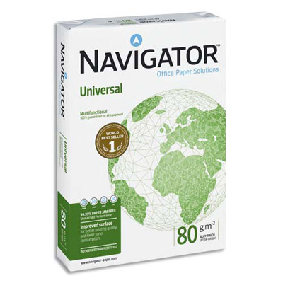 NAVIGATOR Ramette 500 feuilles papier extra Blanc Navigator Universal A4 80G CIE 169