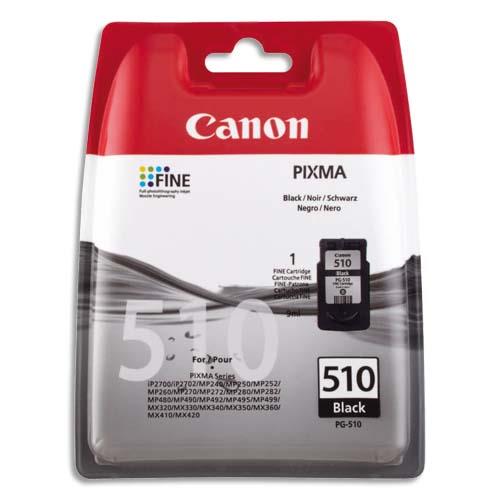 CANON Cartouche Jet d'encre Noir PG510 (dont eco-taxe de 0,01 €)