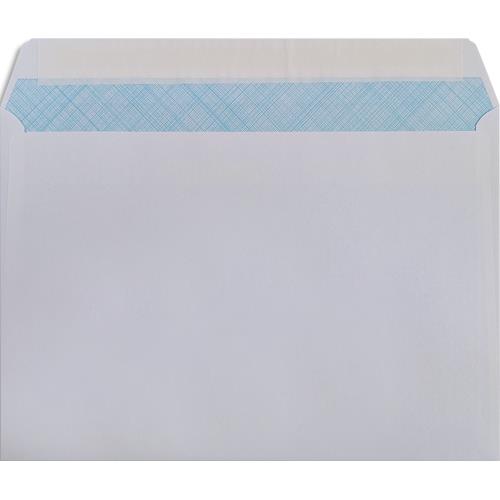 PERGAMY Boîte de 500 enveloppes Blanches 80g C5 162x229 mm fenêtre 45x100 mm auto-adhésives C31148
