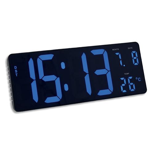 ALBA Horloge LED murale/à poser multifonctions (dont eco-taxe de 0,11 €)