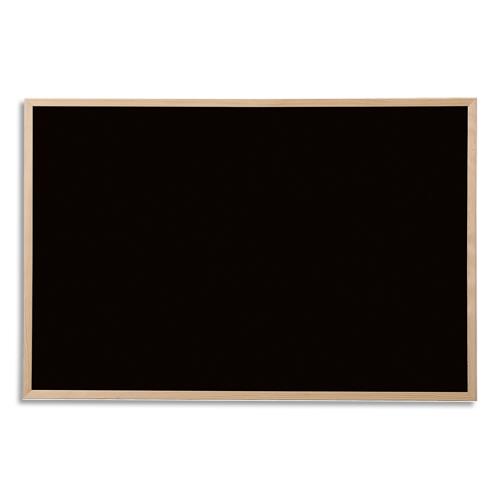 BI-SILQUE Tableau noir pour craie, cadre en bois de pin. Format 60x40 cm