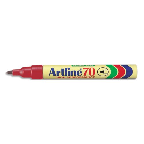 ARTLINE Marqueur ''70'' permanent indélébile pointe ogive 1,5 mm coloris rouge