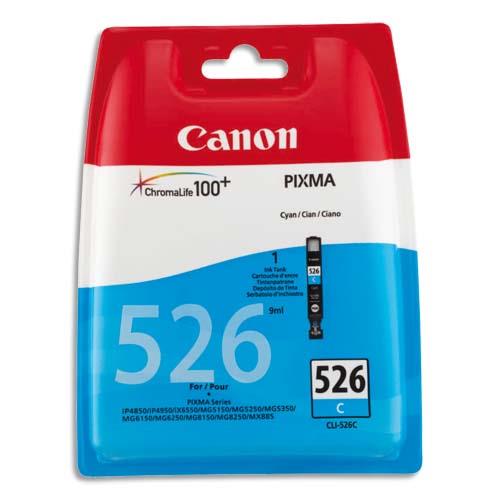 CANON Cartouche Jet d'encre Cyan CLI526C 4541B001AA (dont eco-taxe de 0,01 €)