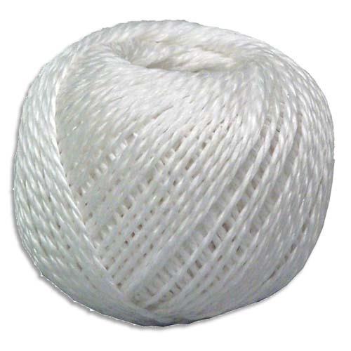 VISO Ficelle en polypropylène 250g - Longueur 88 mètres, diamètre Fil 3 mm coloris Blanc