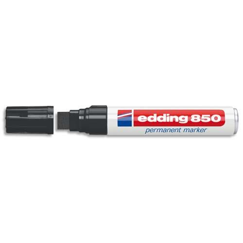 EDDING Marqueur Edding 850 permanent, corps alu - pointe biseautée- coloris Noir