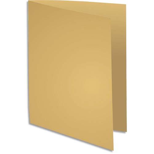 EXACOMPTA Paquet de 100 sous-chemises ROCK'S en carte 80 grammes coloris coloris Havane