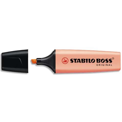 STABILO BOSS ORIGINAL Pastel surligneur pointe biseautée - Teint de pêche