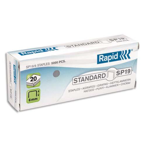 RAPID Boîte de 5000 agrafes SP19.