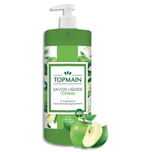 BOLDAIR Flacon à pompe 500 ml de Savon liquide doux à la glycérine parfum pomme aloé
