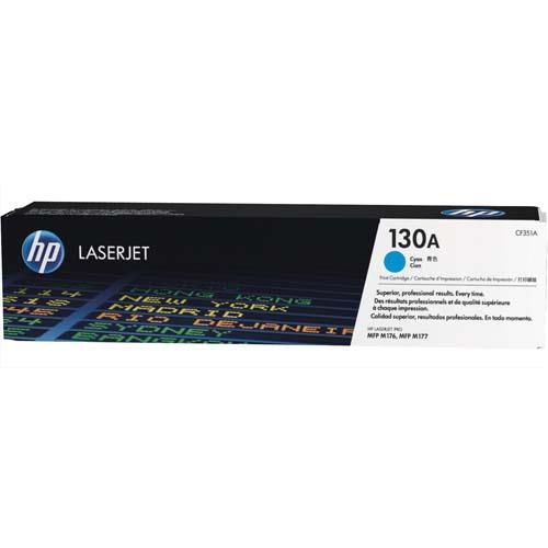 HP Cartouche Laser Cyan 130A CF351A (dont eco-taxe de 0,08 €)