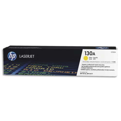 HP Cartouche Laser Jaune 130A CF352A (dont eco-taxe de 0,08 €)