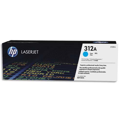 HP Cartouche Laser Cyan CF381A (dont eco-taxe de 0,20 €)