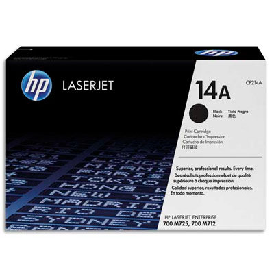 HP Toner Noir 14A CF214A (dont eco-taxe de 0,20 €)