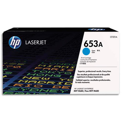 HP Toner Cyan 653A CF321A (dont eco-taxe de 0,20 €)
