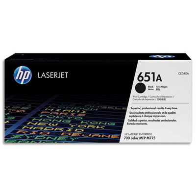 HP Toner Noir 651A CE340A (dont eco-taxe de 0,20 €)