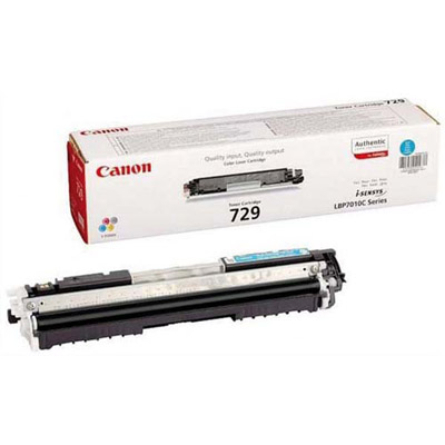 CANON Cartouche Laser Cyan 729-4369B002- (dont eco-taxe de 0,05 €)