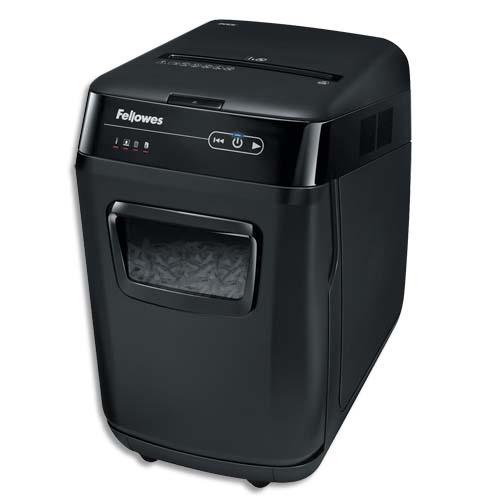 FELLOWES Destructeur automatisé AutoMax 200C, détruit 200 feuilles, corbeille 32 L, sécurité P-4 4653601 (dont eco-taxe de 0,42 €)