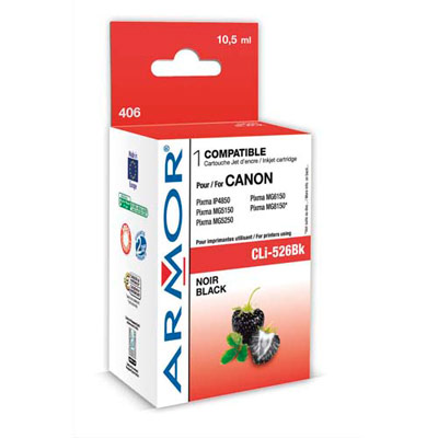 ARMOR Cartouche je compatible CLI-526BK K12561 (dont eco-taxe de 0,02 €)