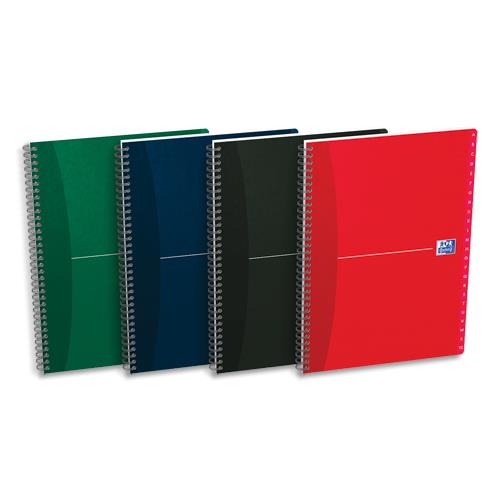 OXFORD Répertoire spirales couverture souple format 21x29,7cm 180p réglure ligné 7mm gamme OXFORD OFFICE