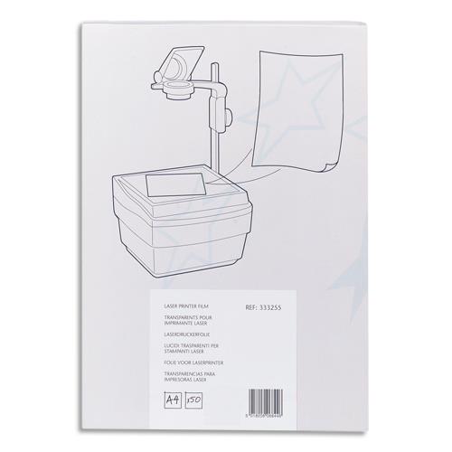 Boîte de 100 transparents antistatiques pour photocopieur
