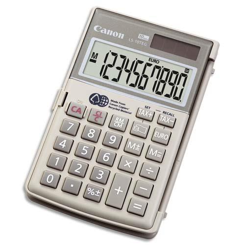 CANON Calculatrice de poche 10 chiffres LS10TEG 4422B002AA (dont eco-taxe de 0,02 €)