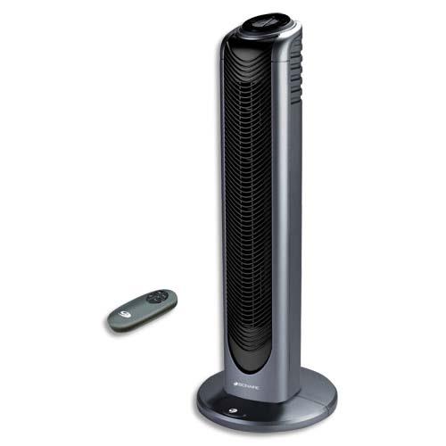 BIONAIRE Ventilateur colonne design programmable- Hauteur 74CM - Télécommande - Noir Anthracite (dont eco-taxe de 0,83 €)
