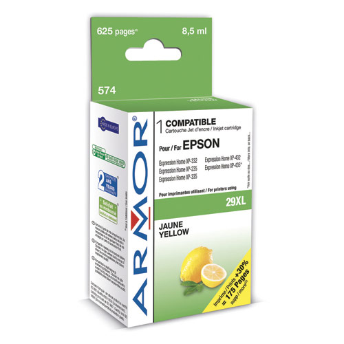 ARMOR Cartouche Jet d'encre compatible pour EPSON Jaune T2994XL K12667 (dont eco-taxe de 0,02 €)