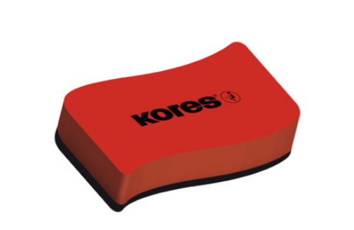 KORES Brosse magnétique pour tableaux Blancs, L10 x H2,3 x P6 cm,  coloris assortis aléatoires 5620860sc