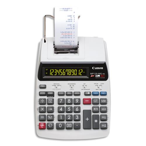 CANON Calculatrice imprimante professionnelle 12 chiffres MP-120-MG-ES II 2289C001 (dont eco-taxe de 0,20 €)