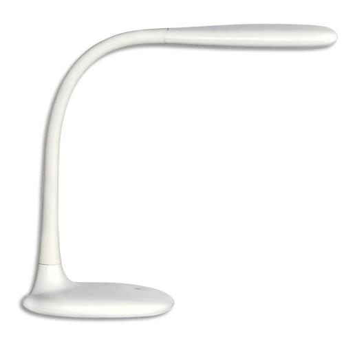 UNILUX Lampes à LEDS Lucy Blanche en métal gainé élastomère, hauteur 39 cm, longueur bras 37 cm (dont eco-taxe de 0,21 €)