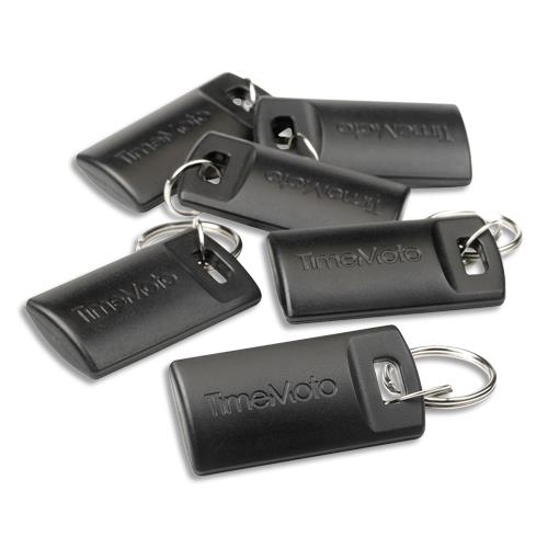 TIMEMOTO Boîte de 25 badges porte-clés RF-110 pour pointeuses TimeMoto 125-0604