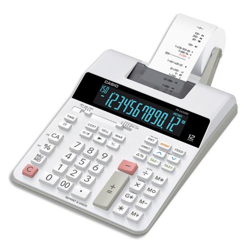 CASIO Calculatrice imprimante professionnelle 12 chiffres FR2650 RC FR-2650RC-W-EH (dont eco-taxe de 0,20 €)